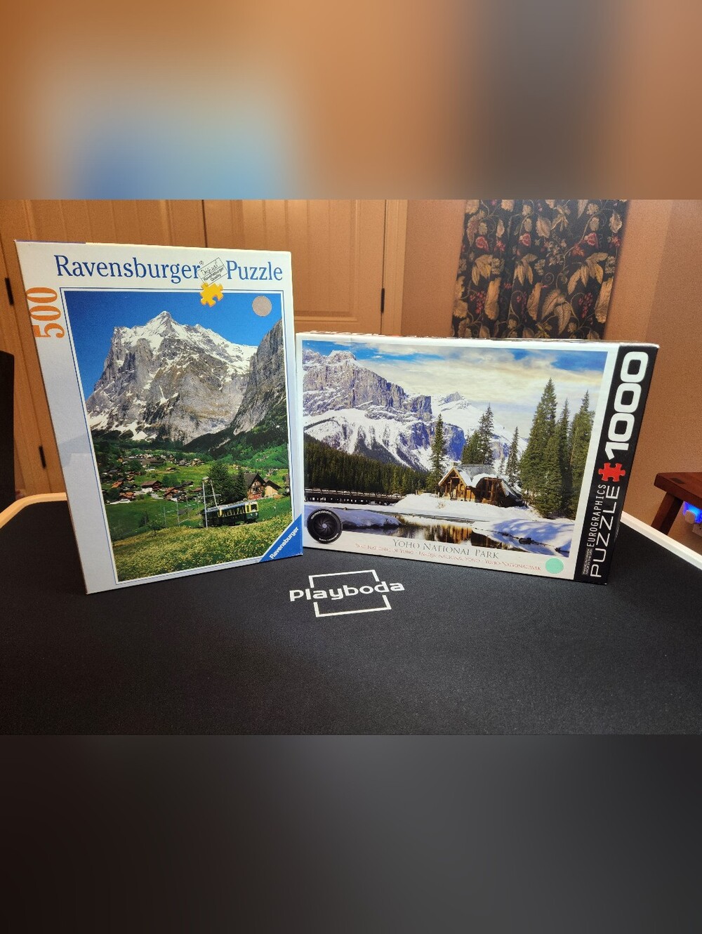 Scenic Mountain Village Puzzle Sets *2